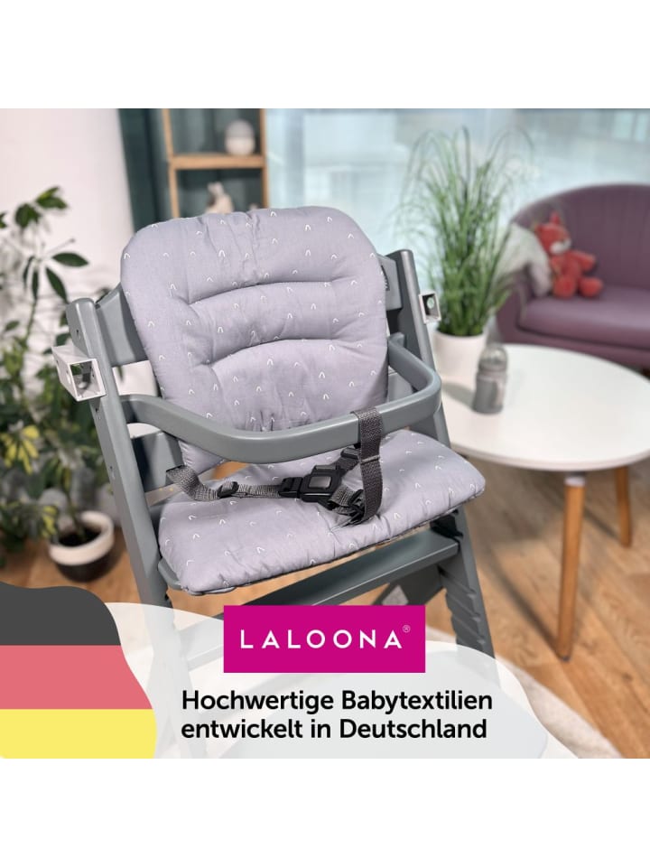 LaLoona Sitzkissen / Hochstuhlauflage für bebeconfort Timba in grau günstig kaufen onesize