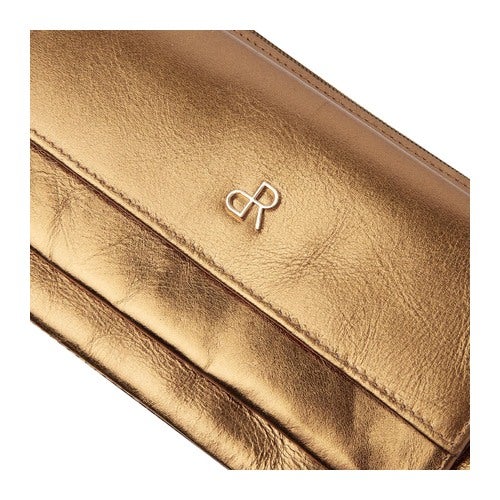 dR Amsterdam Clutch Metallics Gold