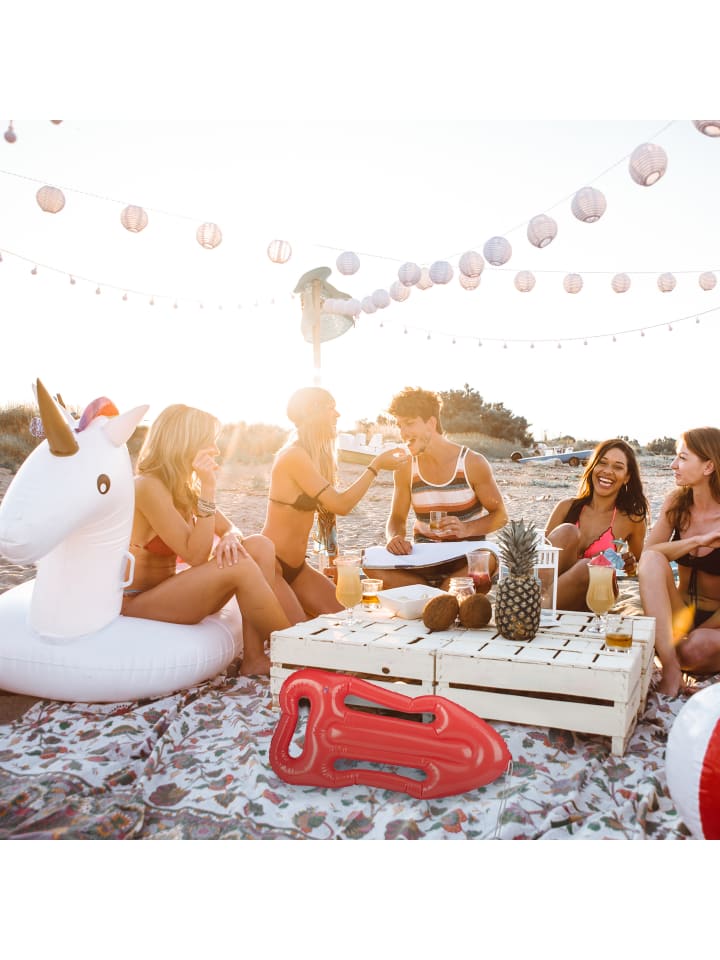 relaxdays 2x Aufblasrettungsboje in Rot günstig kaufen onesize