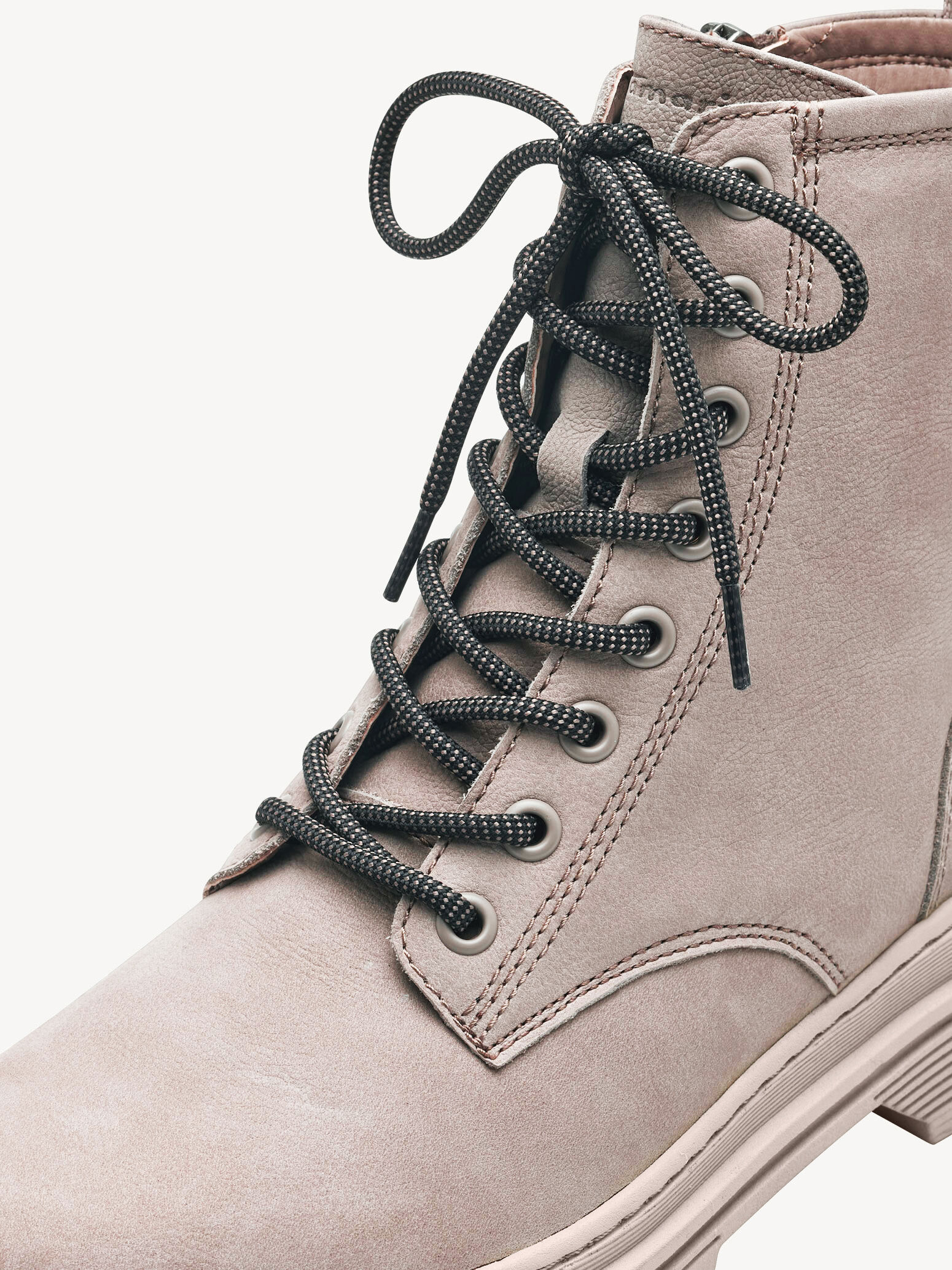 Bottine en cuir - beige