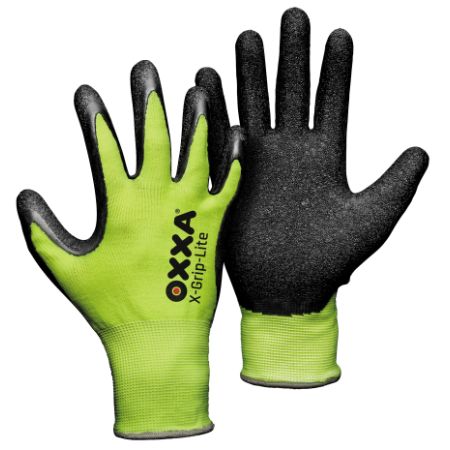 Oxxa 1.51.025.08 Oxxa X-Grip-Lite žlto/čierna, 8/M