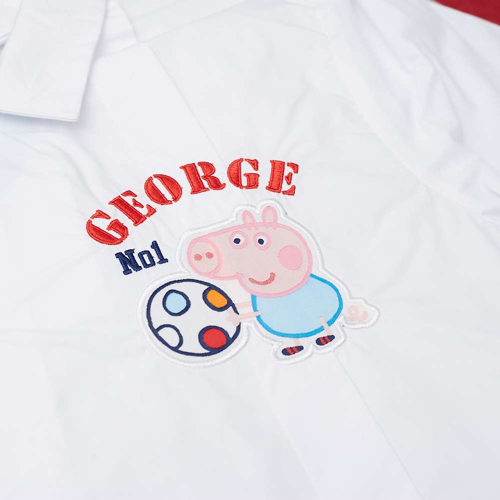Peppa Wutz Kinder Kittel Oberteil EN6641-2.I06-white