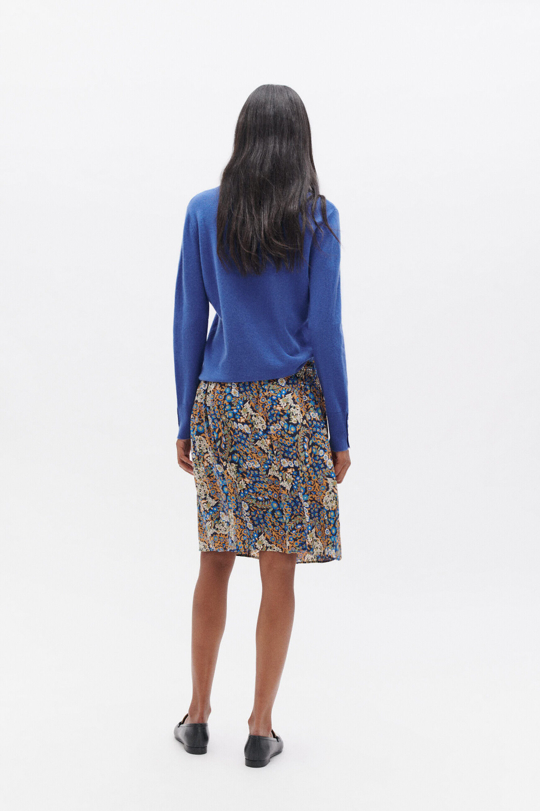 Jupe jmanaelle bleu electrique femme