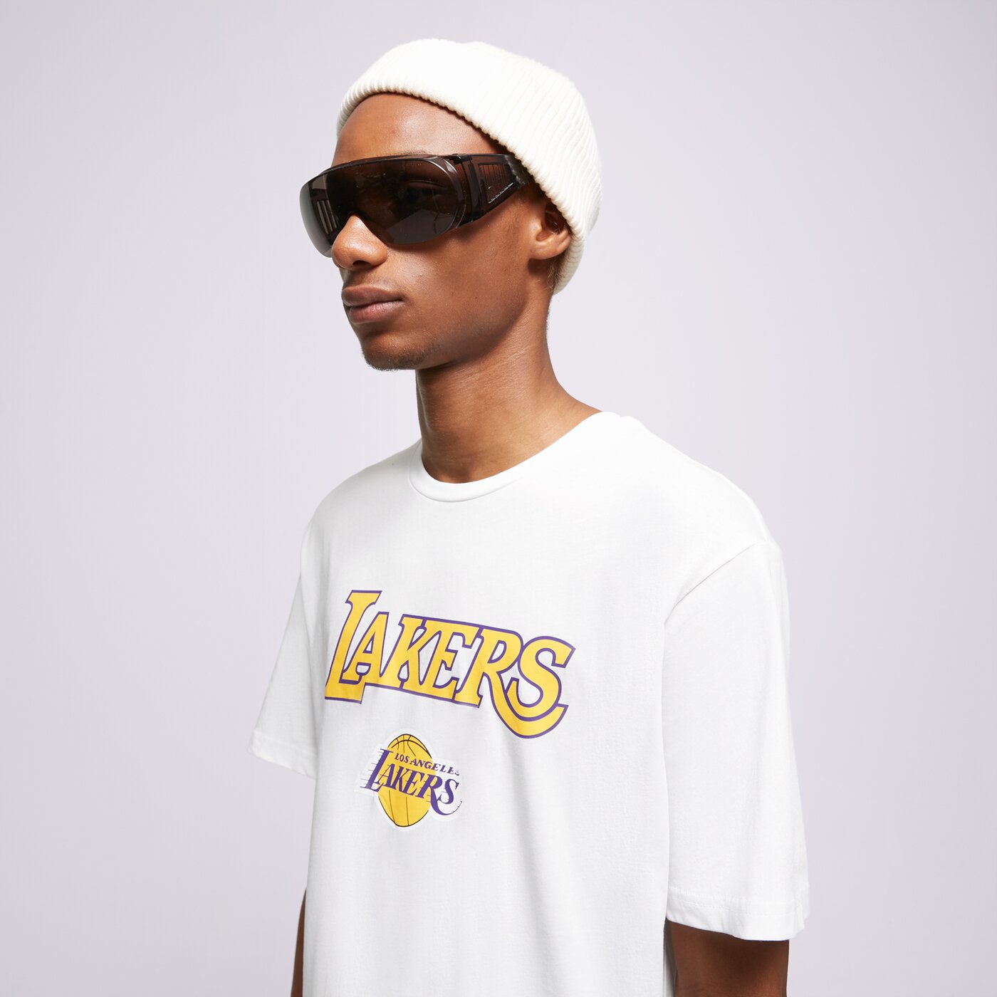 NEW ERA T-SHIRT NBA TEAM LOGO LAKERS LOS ANGELES LAKERS Weiß