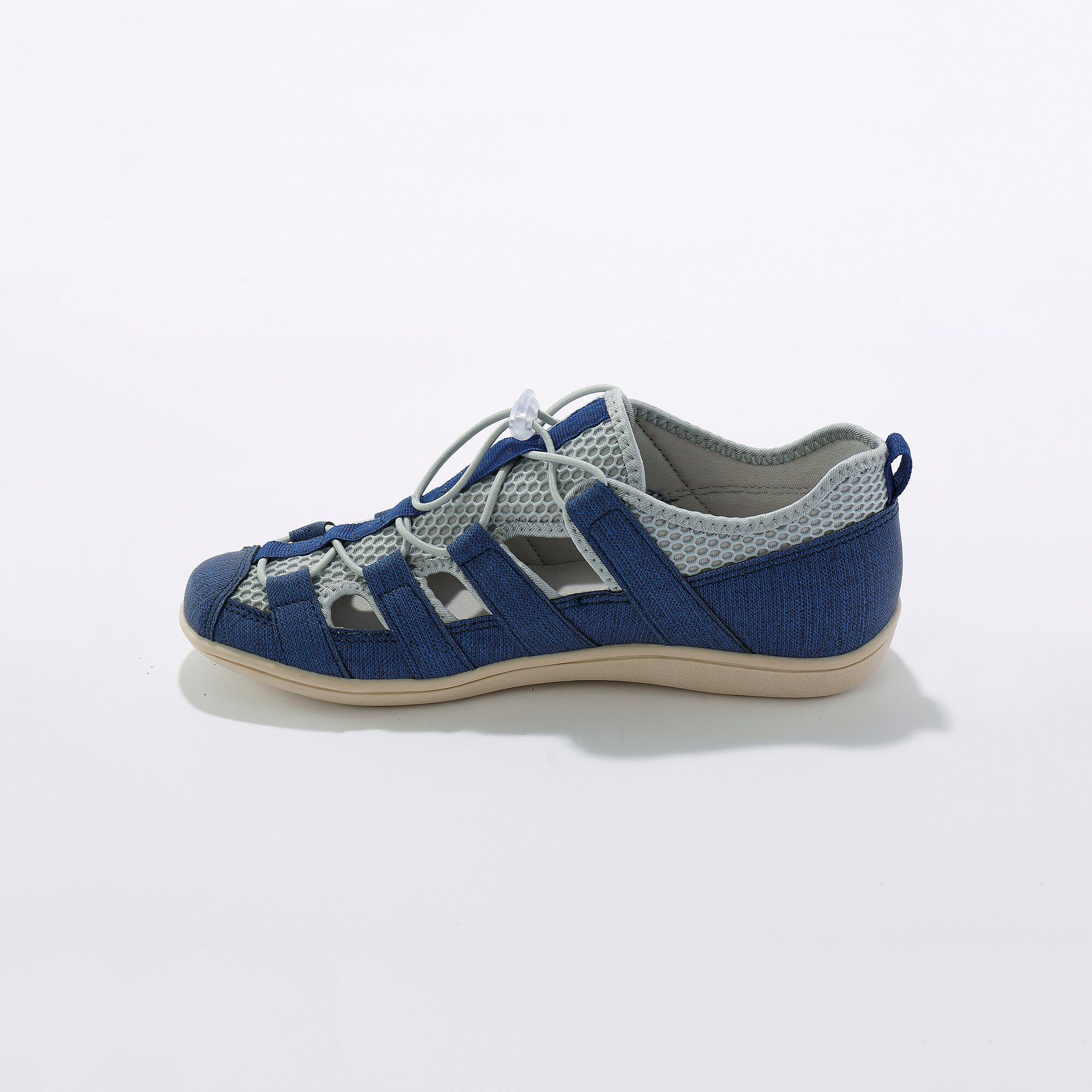 Sneakers ajourées à lacets élastiqués
