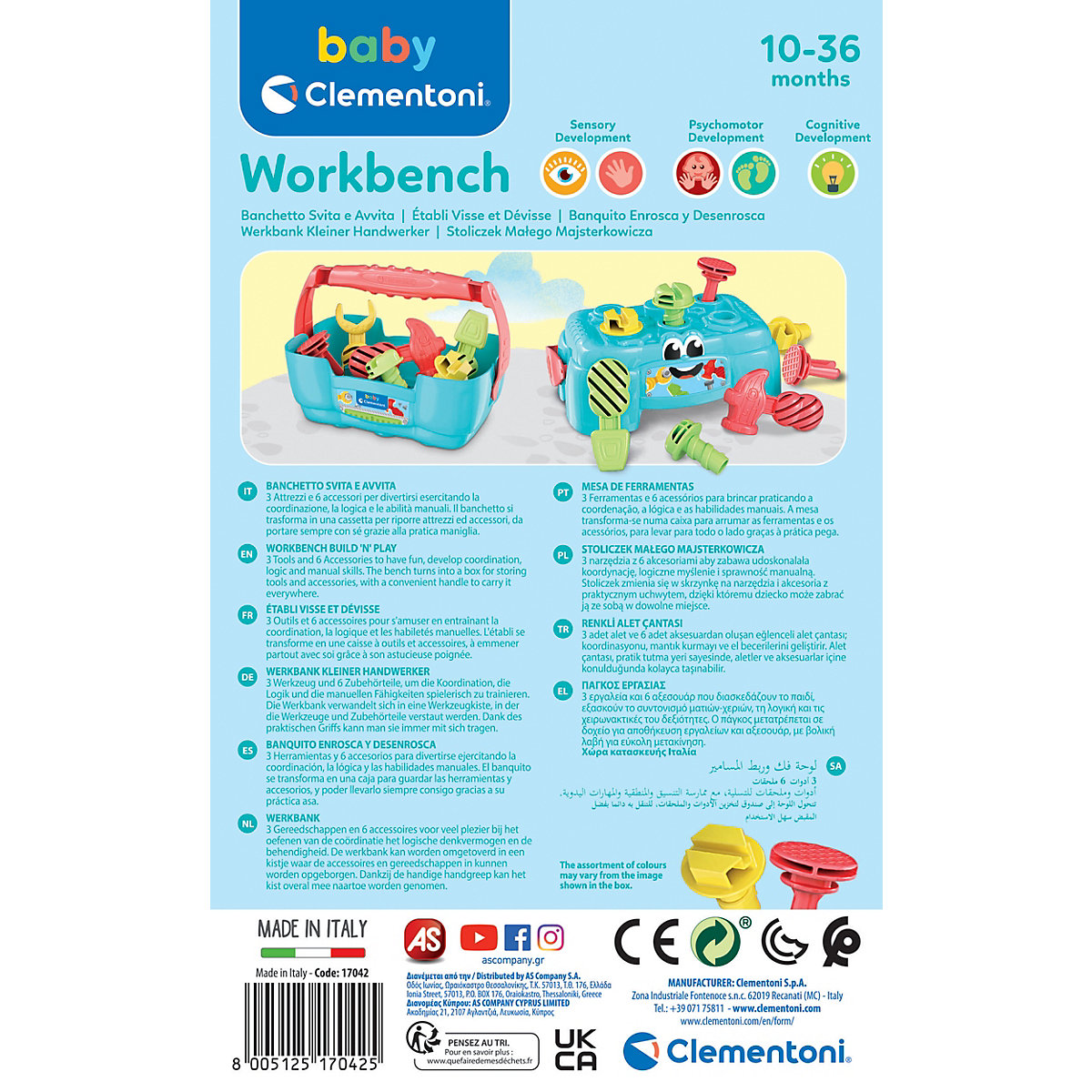 Baby Clementoni - Werkbank Kleiner Handwerker