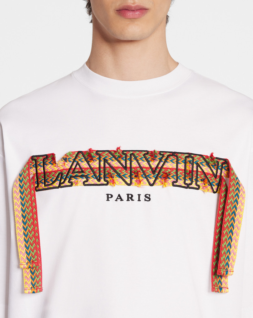 T-SHIRT OVERSIZE BRODÉ CURB LACE