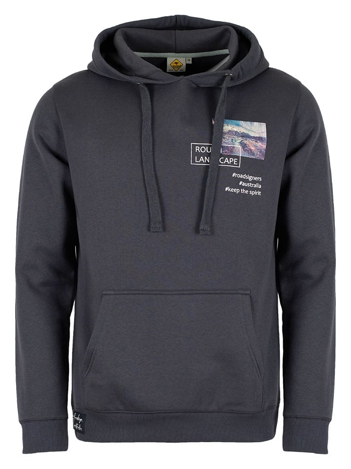 Roadsign Hoodie in Anthrazit günstig kaufen