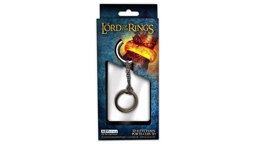 Herr der Ringe Schlüsselanhänger 3D Ring