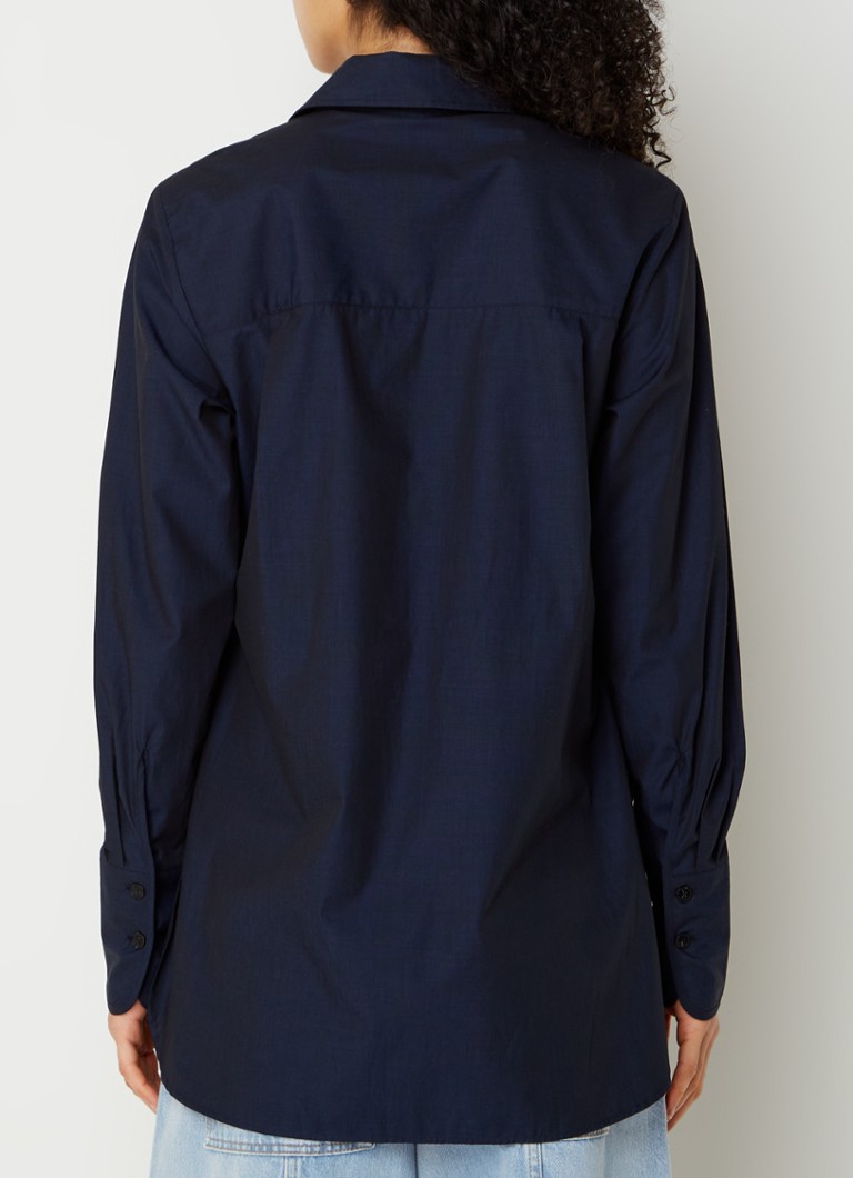 CLOSED Longline blouse with tie belt
