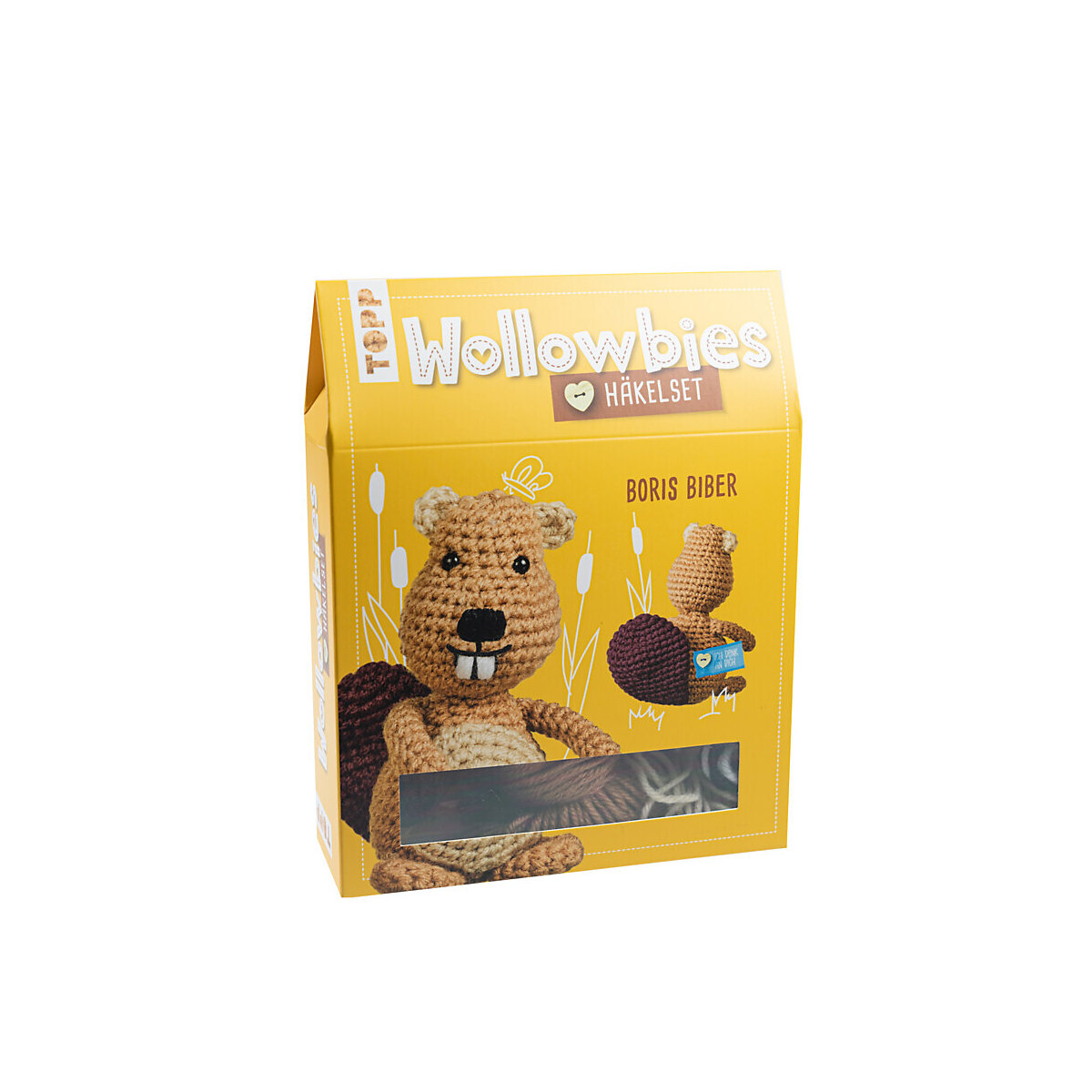 Wollowbies Häkelset Biber