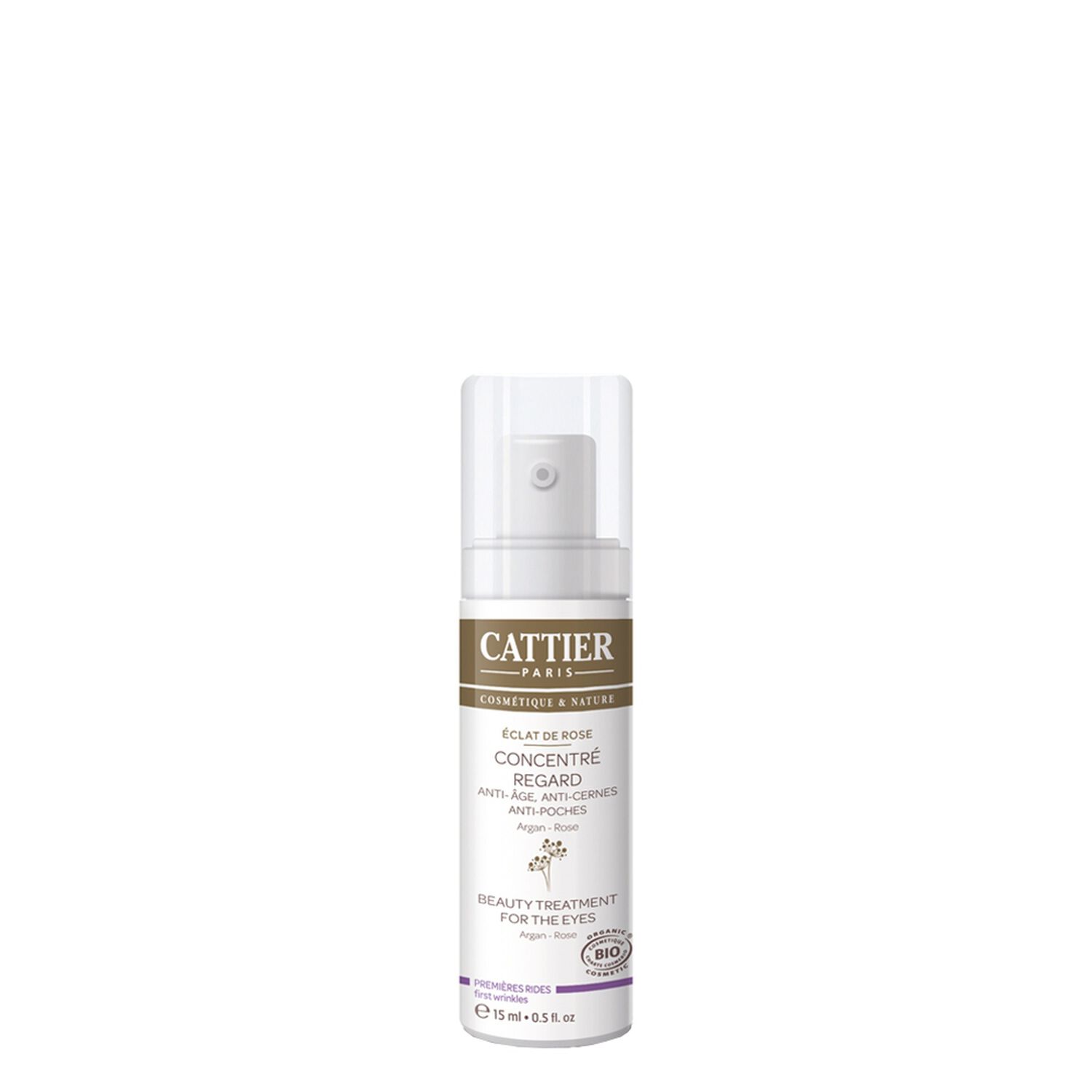 Cattier Éclat de Rose Concentré Regard Anti-Âge 15 ml