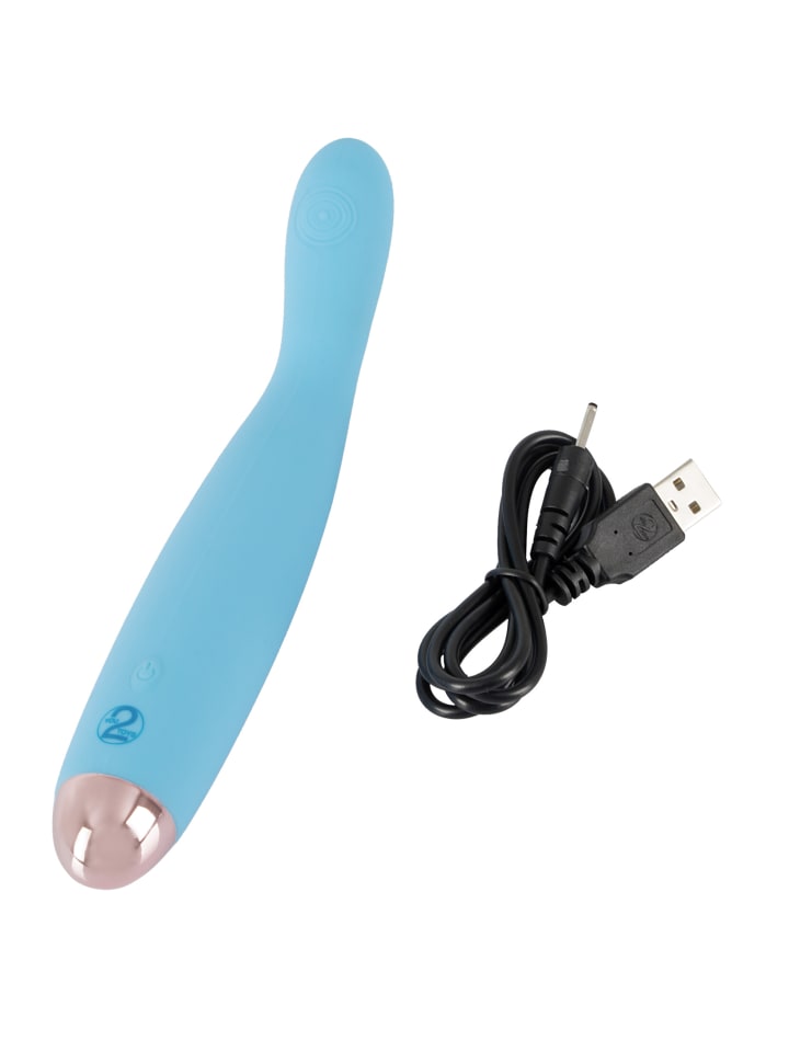 Cuties Vibrator Mini Vibrator in blau günstig kaufen 18,5 cm