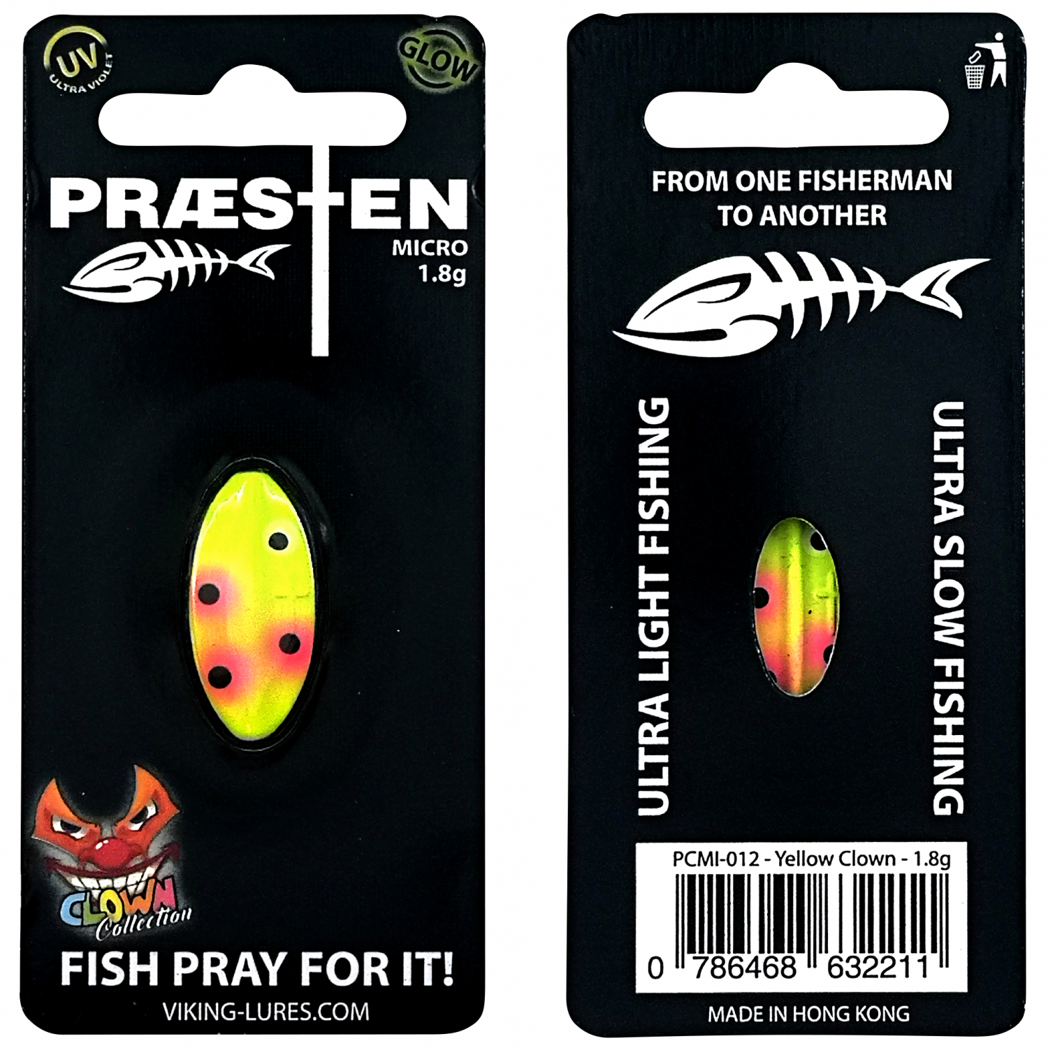 OGP Inlineköder Præsten Micro (Yellow Clown)