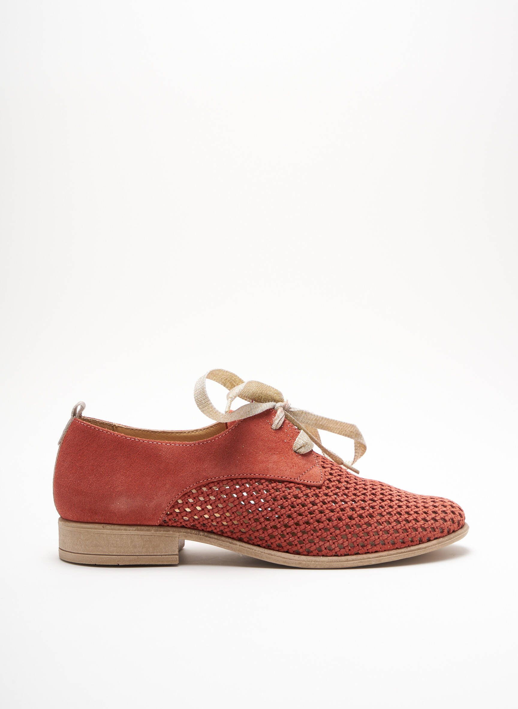 Mkd Derby Femme couleur orange