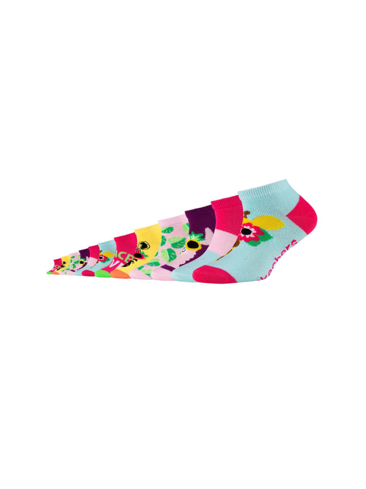 Skechers Sneakersocken 12er Pack casual in 687 - rosé mix günstig kaufen 27-30