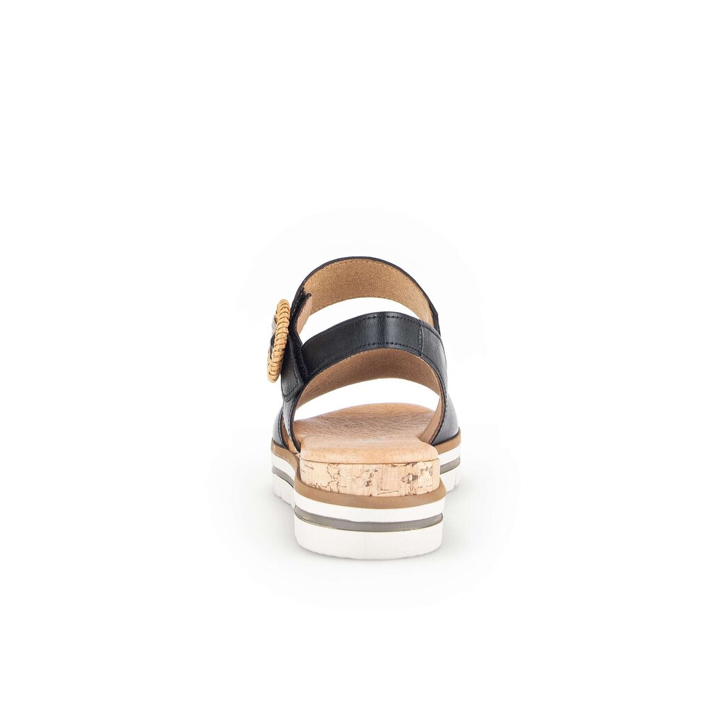 Gabor comfort Keilsandalette schwarz
