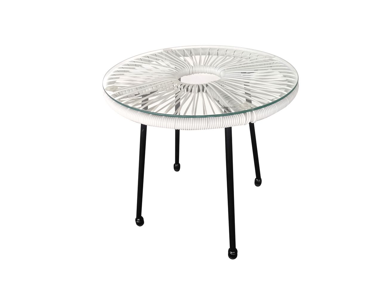 Happy Home Happy Home Bistro-Set 3 tlg. HGE53-WEI weiß