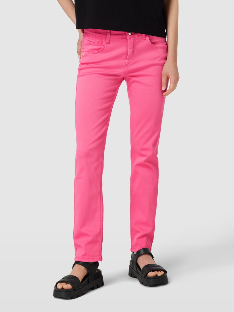 Jeans mit 5-Pocket-Design Modell 'PINA' in pink