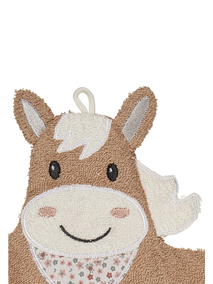 Sterntaler Waschhandschuh PFERD Sunny in beige günstig kaufen onesize