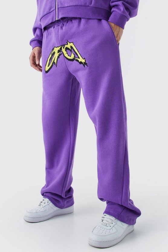 Lockere Ofcl Satin-Jogginghose