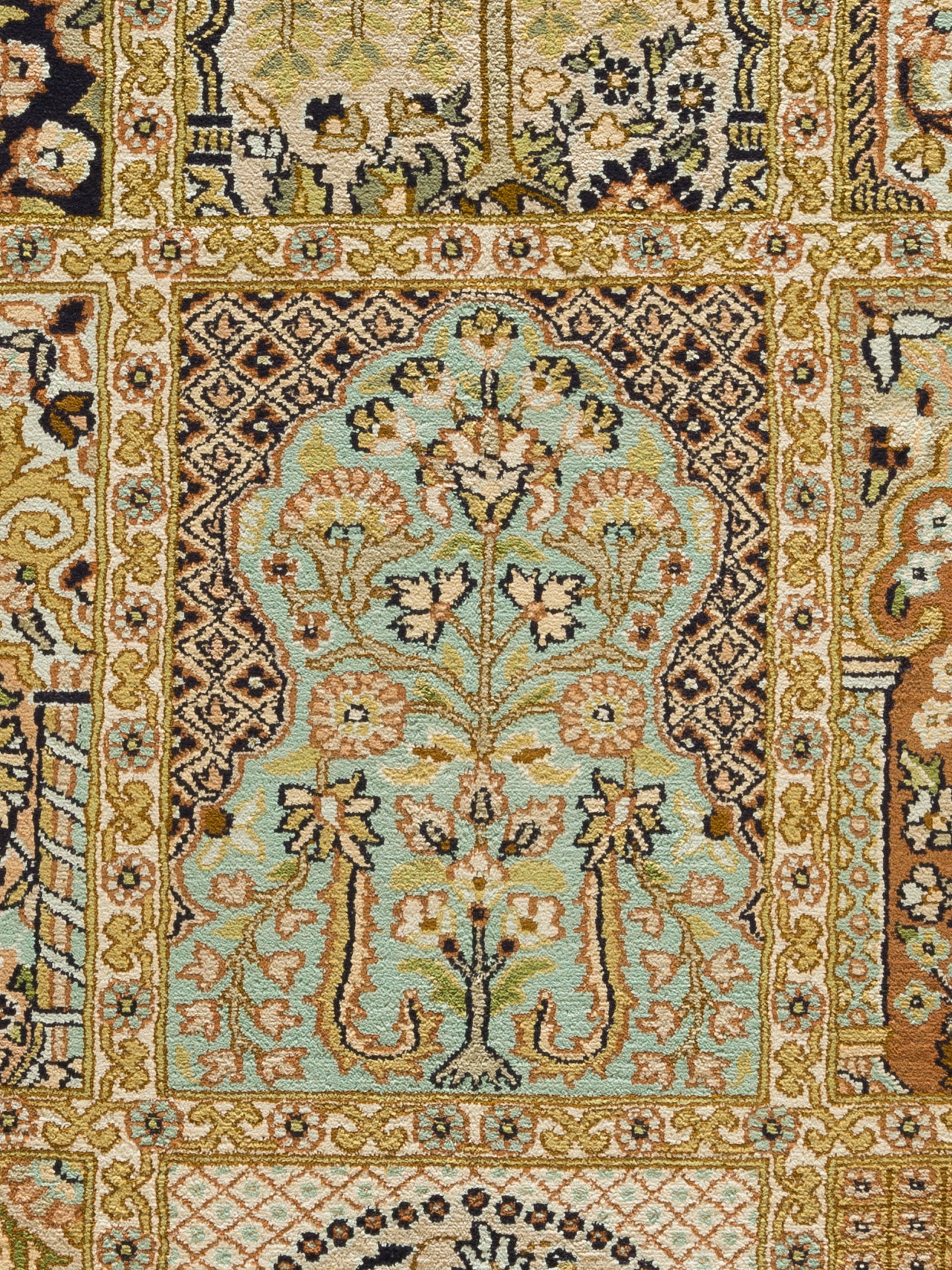Kaschmir Seide 18/18 ca. 122 x 185 cm, Unikat / Einzelstück
