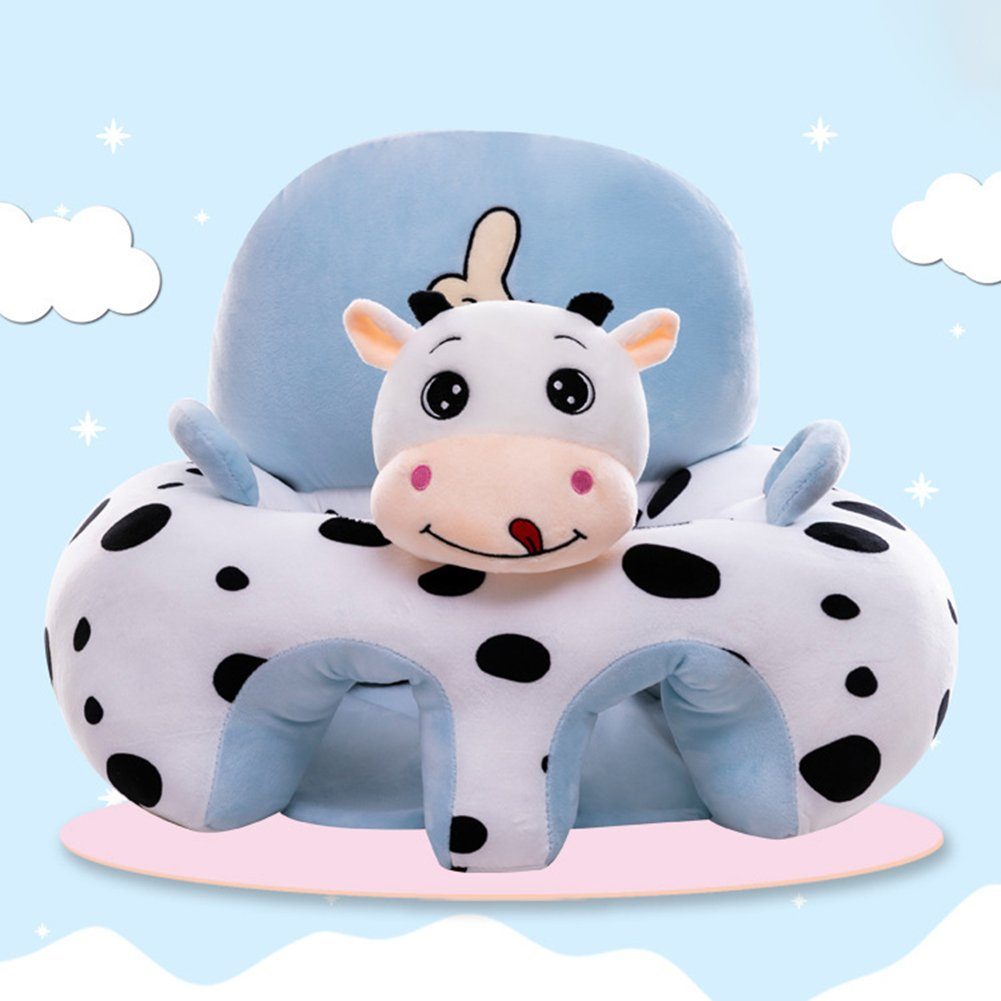Blusmart Kindersofa Cartoon Tiere Baby Soft Sofa Stützstuhl Bequemer Sitzstuhl Mit Zwei