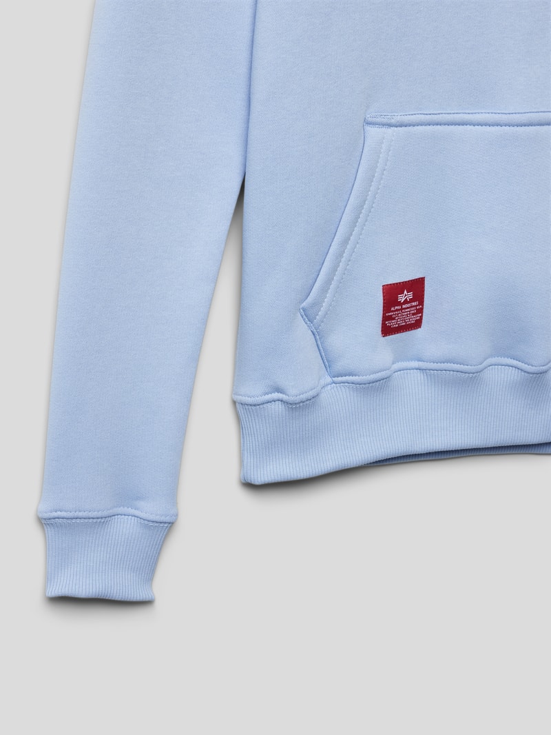 Hoodie mit Kapuze in bleu