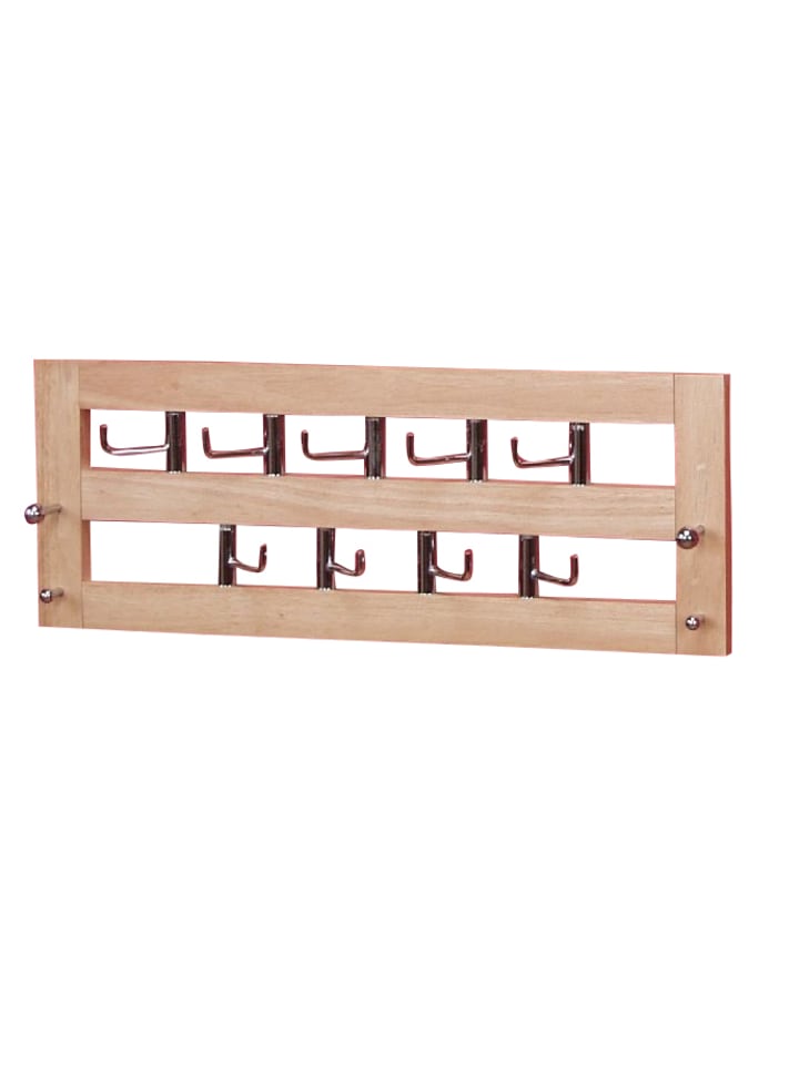 möbel-direkt Wandgarderobe Ellen in natur lackiert günstig kaufen 1 Stück