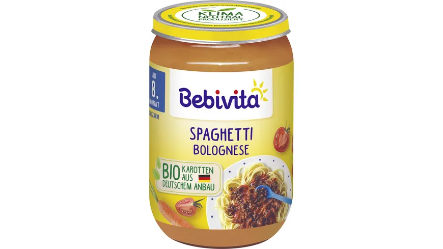 Bebivita Menüs ab 8. Monat Spaghetti Bolognese 220 g