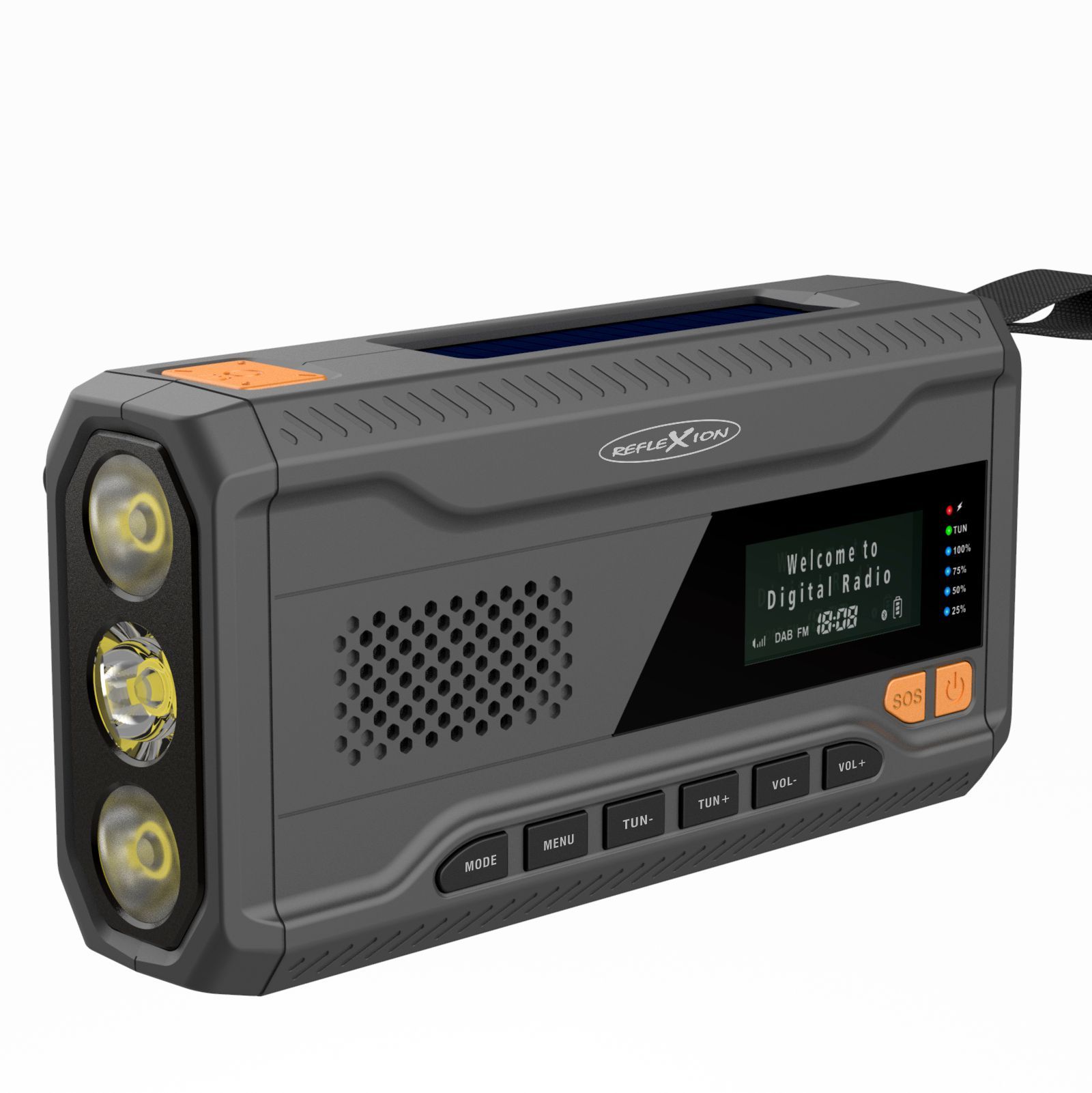 Reflexion TRA562DAB Notfall Kurbelradio