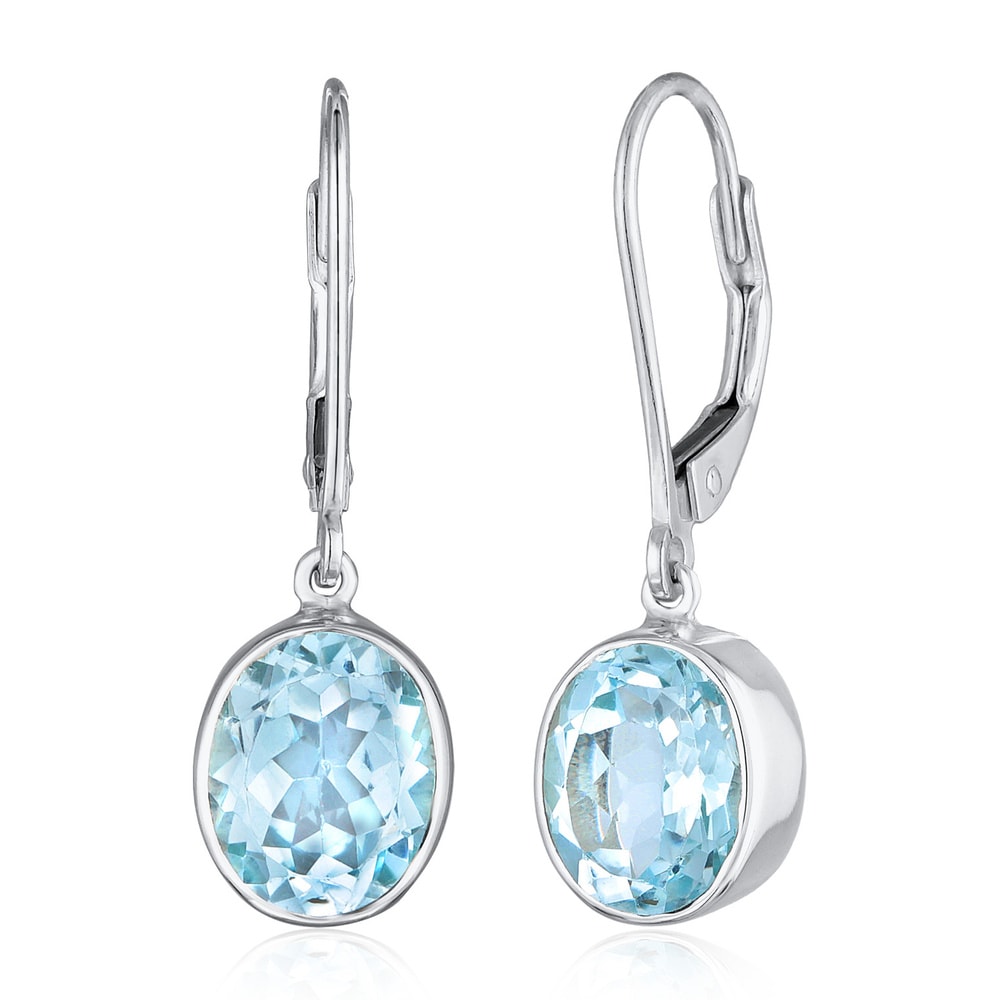 Elli PREMIUM Elli PREMIUM Boucles d'Oreilles Femmes Pendentif d'oreilles solitaire rond avec t Boucles d'oreilles