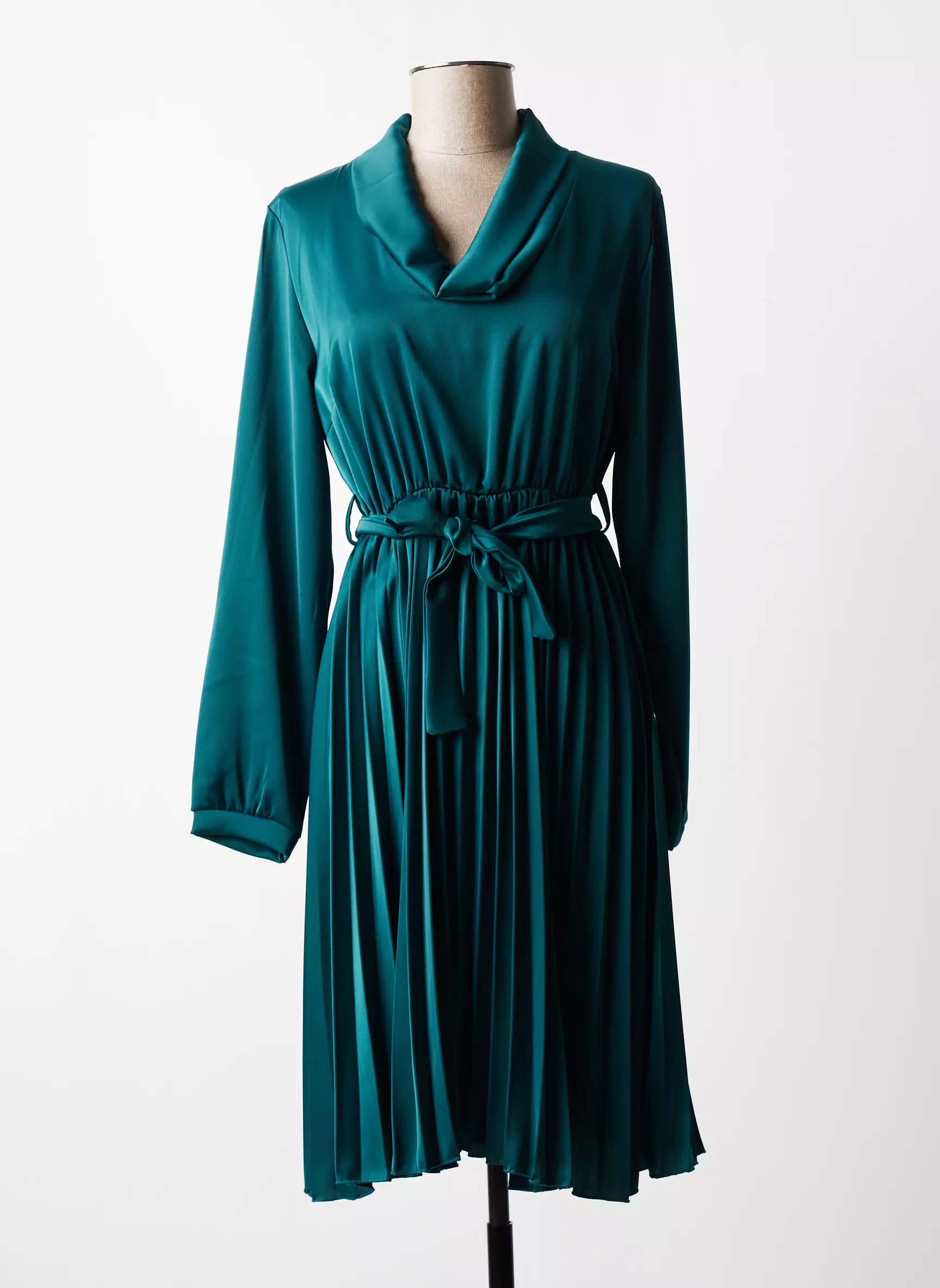 Quattro Robes Mi Longues Femme couleur vert