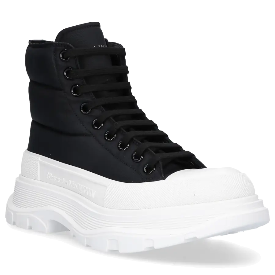 Alexander McQueen - Stiefeletten TREAD SLICK Nylon - schwarz