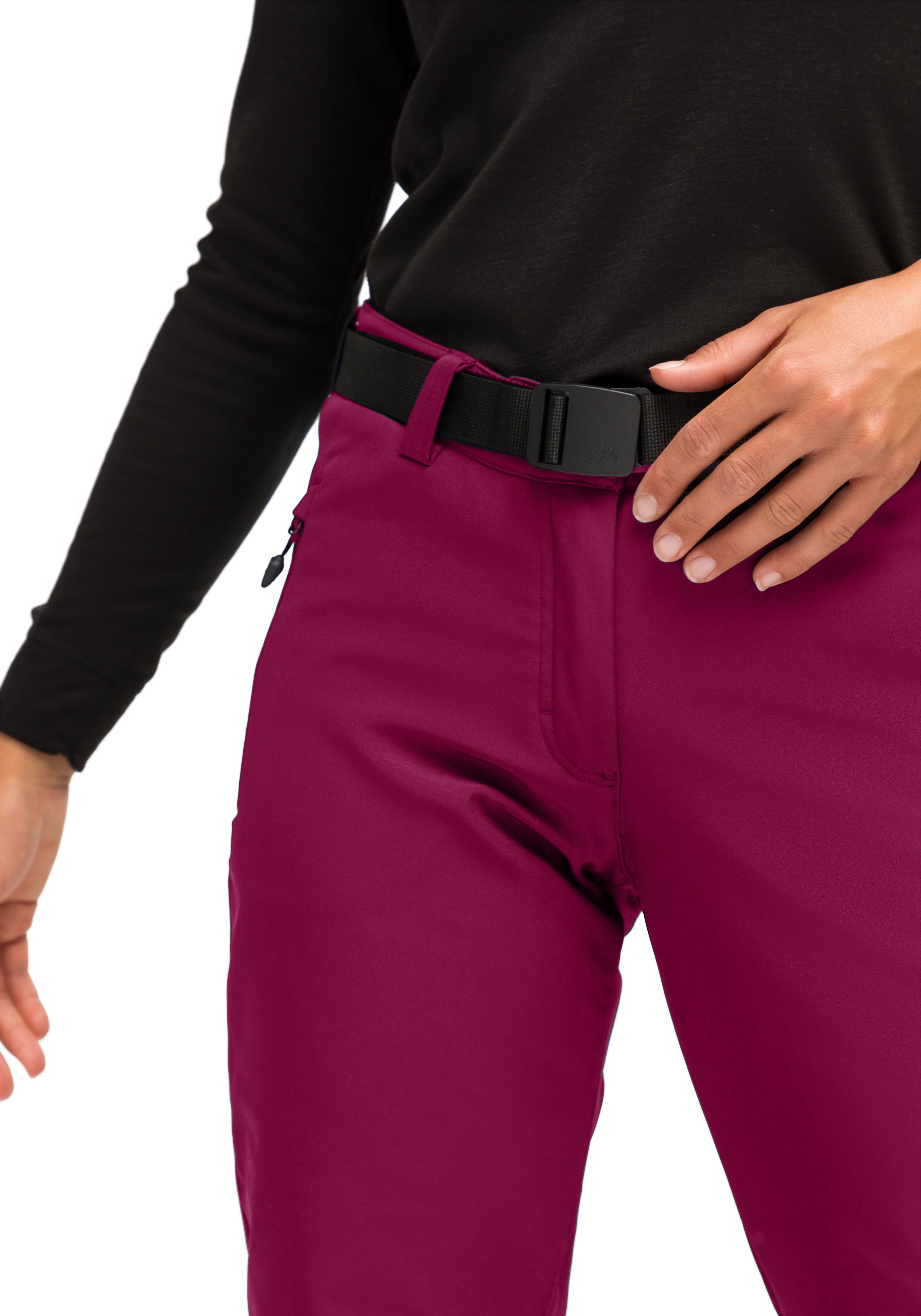 Maier Sports Funktionshose Tech Pants W Warme Softshellhose, elastisch und winddicht