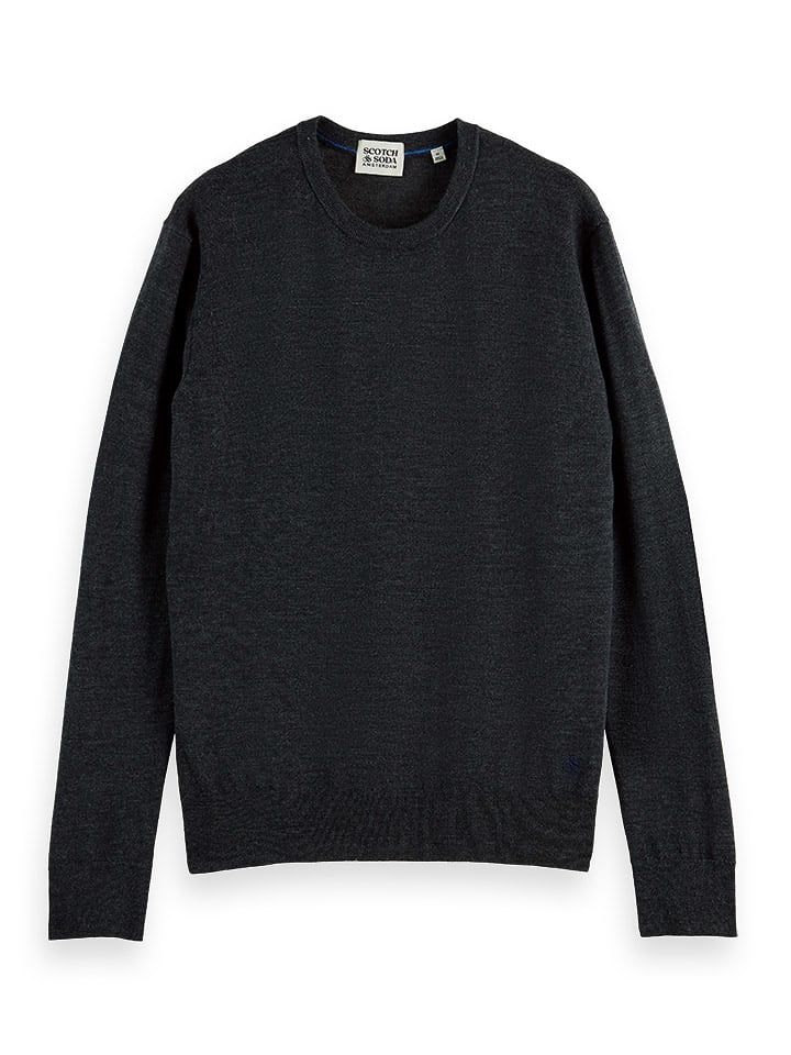 Scotch & Soda Wollpullover in Schwarz günstig kaufen