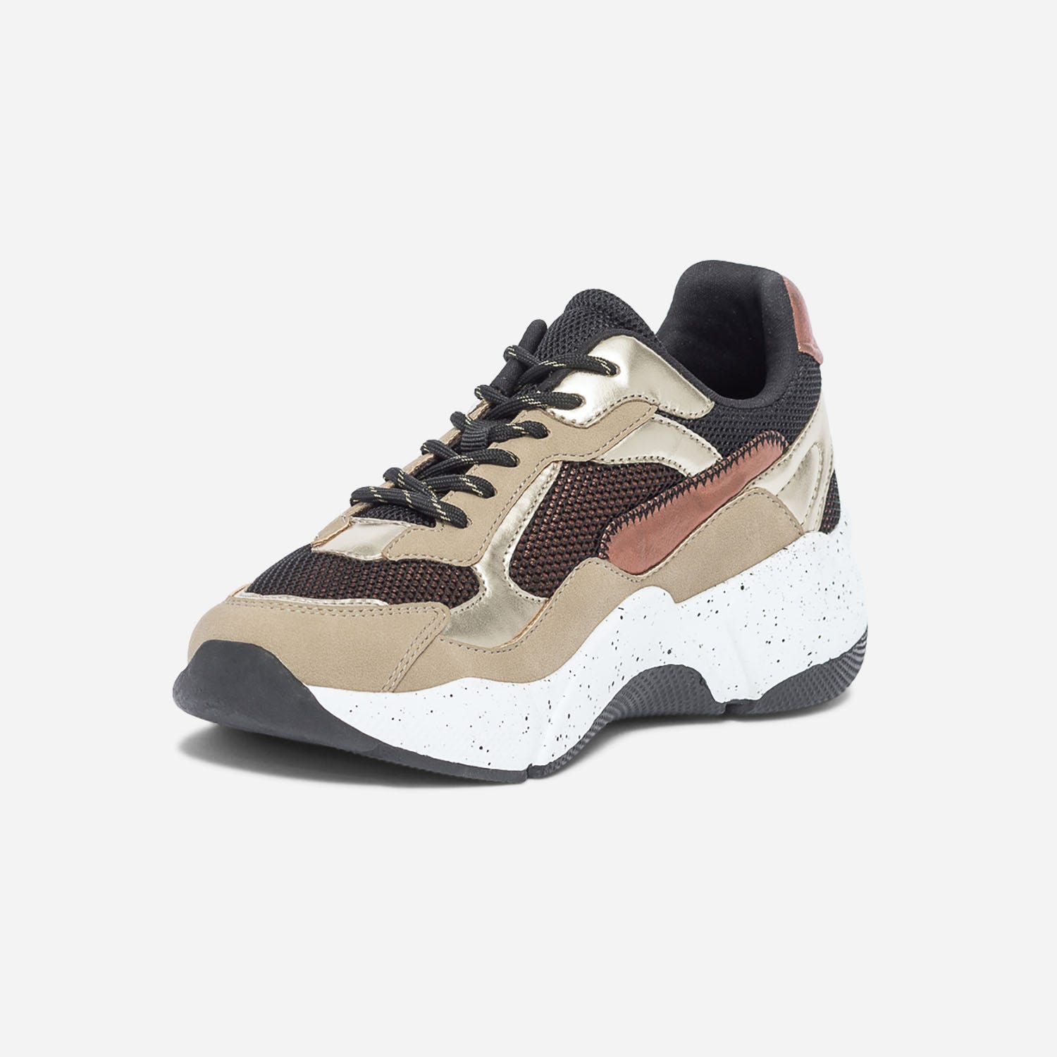 Sneakers Dad Shoes TEXTO beige, or, noir, cuivre