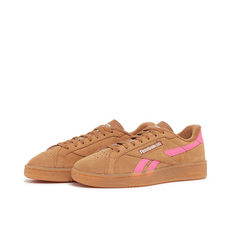 Reebok Wmns Club C Grounds UK wildbrown/gum/truepink