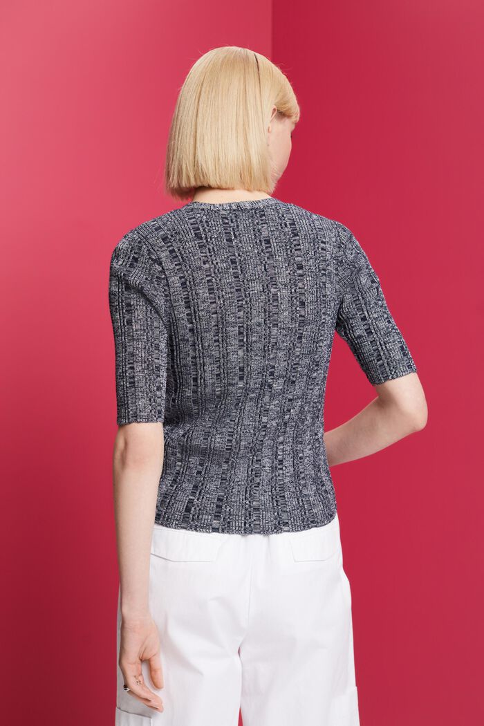 Kurzarm-Cardigan mit LENZING™ ECOVERO™