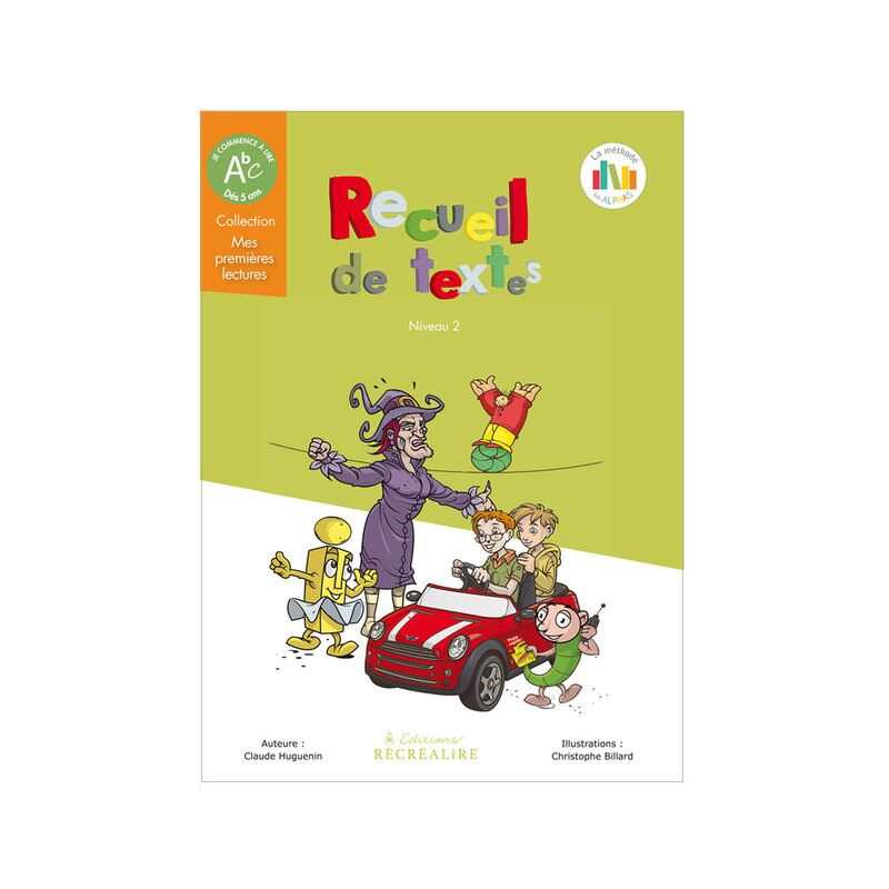 Livre Recueil de textes Niveau 2 - Récréalire