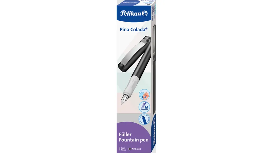 Pelikan Füllhalter Pina Colada anthrazit metallic Pina Colada Feder M pina colada