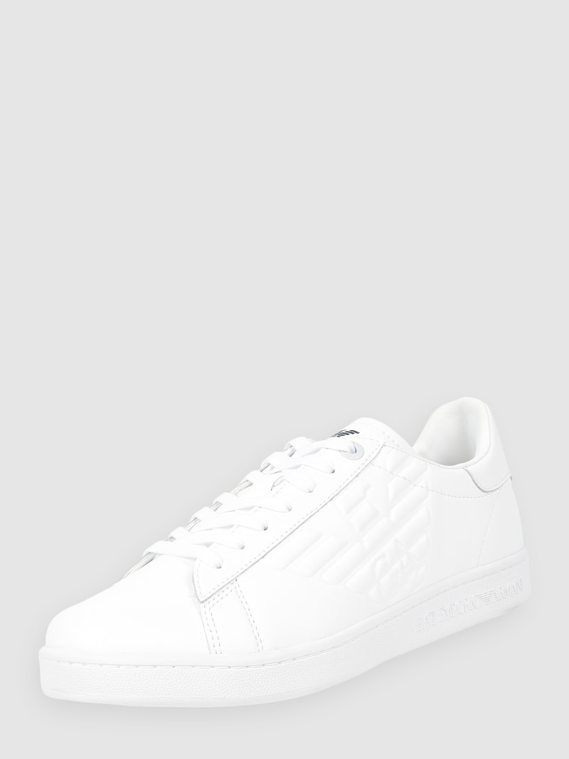 Sneaker aus Leder in weiß