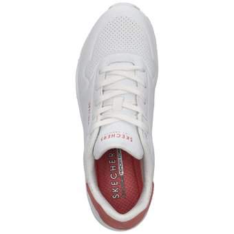 Skechers Uno Pop Back Sneaker in weiß