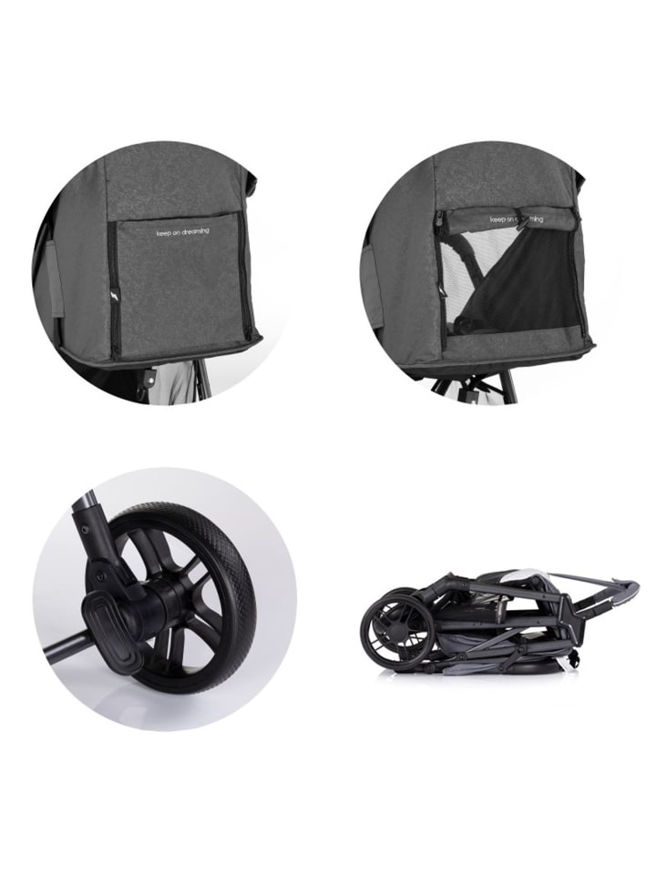 Chipolino Kinderwagen Sparkle Buggy in grau günstig kaufen onesize