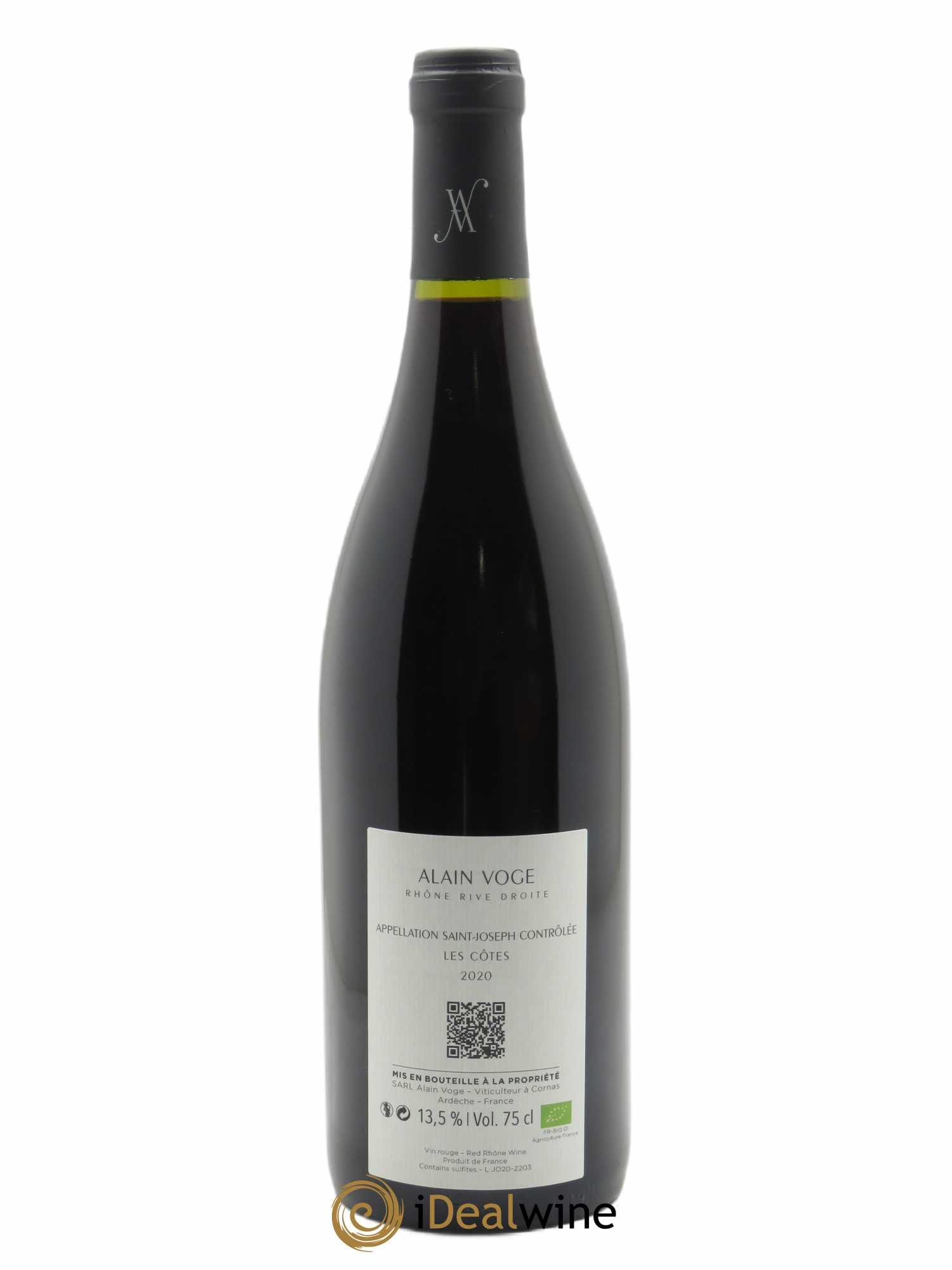 Saint-Joseph Les Côtes Alain Voge (Domaine)  2020 - Lot de 1 Bouteille