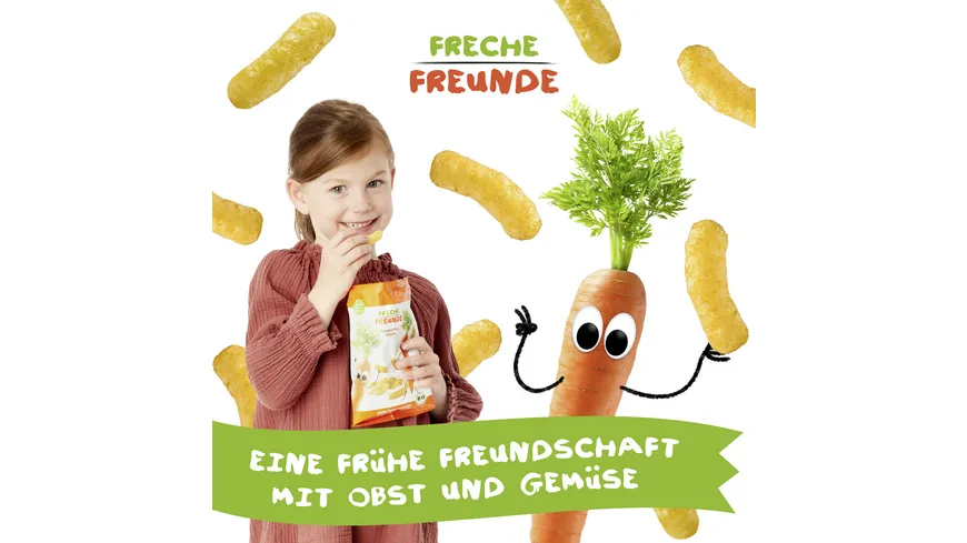 Freche Freunde Bio Knusper-Flips Karotte 30 g