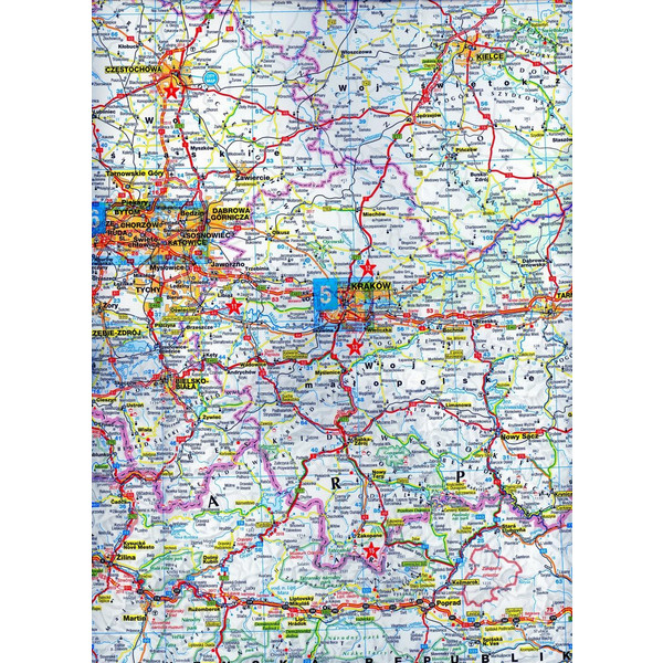 MARCO POLO Länderkarte Polen 1:800 000 - Straßenkarte