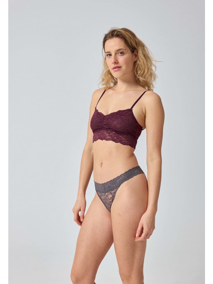 SNOCKS Spitzen-BH Damen 1 Stück in Weinrot günstig kaufen