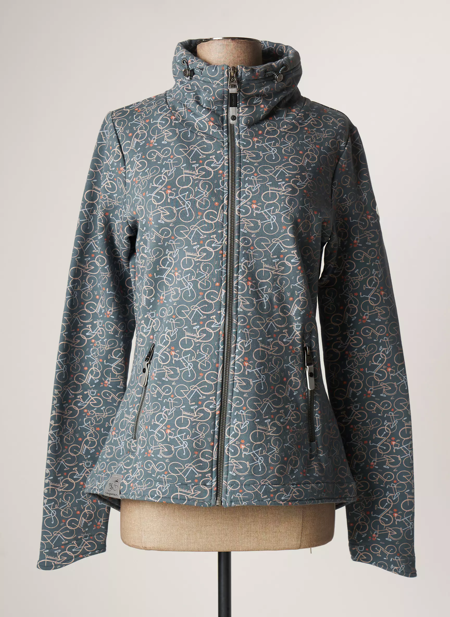 Ragwear Vestecasual Femme couleur bleu