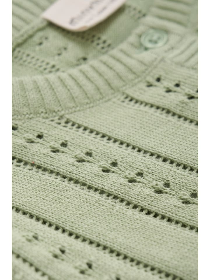 Minymo Strickjacke MIKnit Cardigan LS 123391KW lässiger Cardigan in Grün günstig kaufen